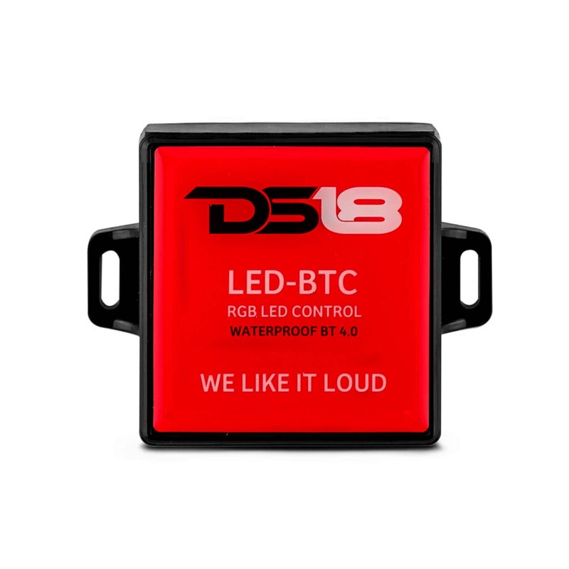 DS18 AUDIO LED-BTC LED Bluetooth Control - BT 4.0 Faster and Longer Range, Works with Apple and Andriod, Waterproof IP65 Rated, 12 Volt Applications - Works in All Environments Wet or Dry - Image 1